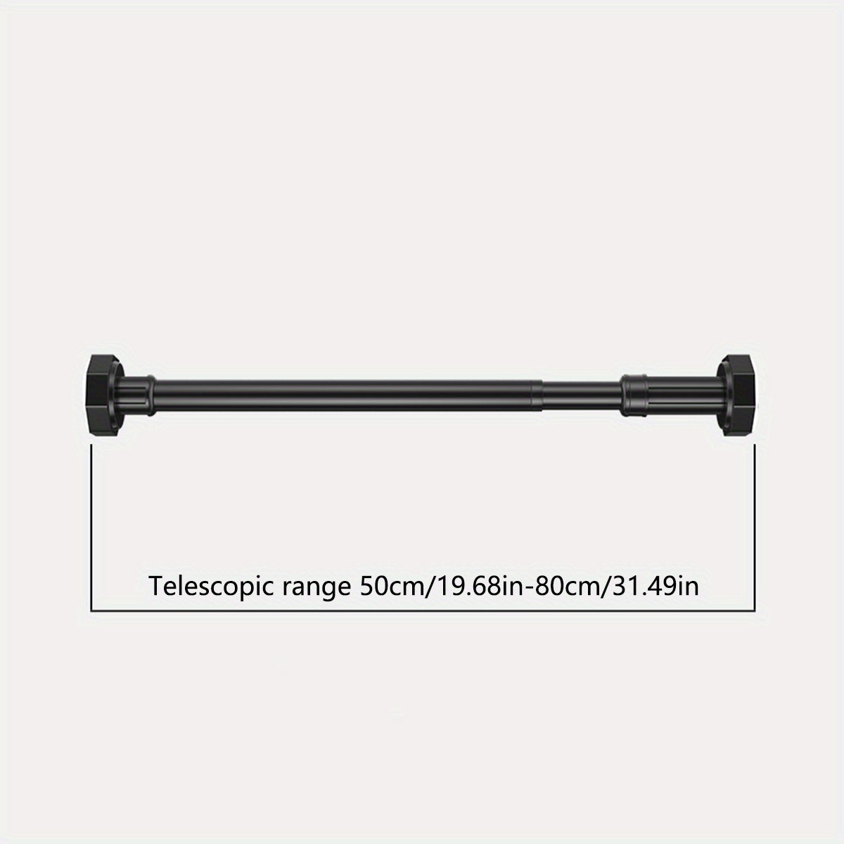 Stainless Steel Telescopic Rod Household Free Punching - Temu