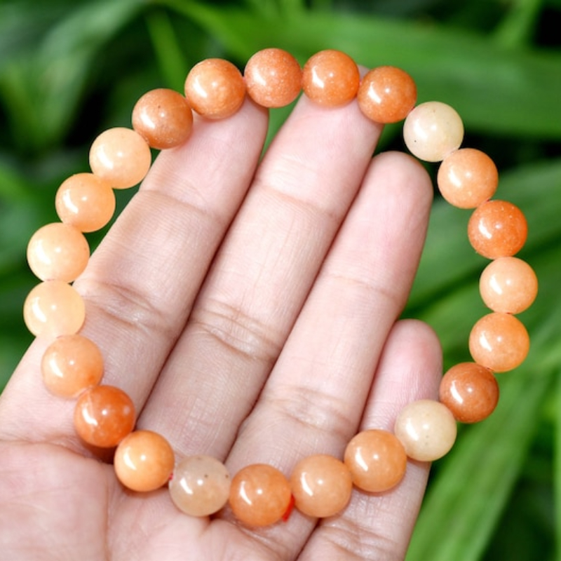 Handmade Natural Gemstone Round Beads Stretch Bracelet 7.5'' 6/8/10/12mm