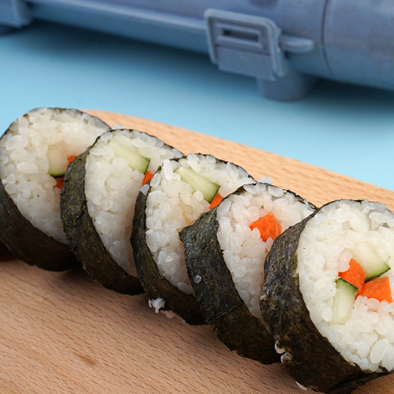 Kit para hacer sushi, arroz japonés, carne, sushi, bazooka, máquina rápida  de sushi para principiantes, herramienta de sushi fácil para el hogar  (blanco) : : Hogar y Cocina