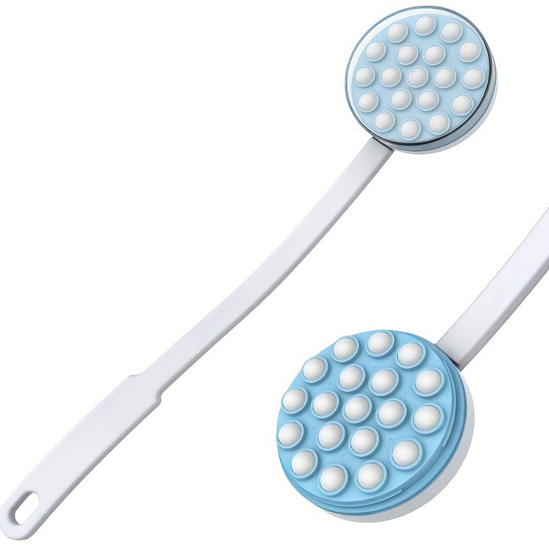 

1 Pcs Long-handled Lotion Applicator And Massager For Easy Reach On Back, Legs, And Feet - Perfect For Sunscreen, Cream, And Shower Gel - Bathroom Accessories