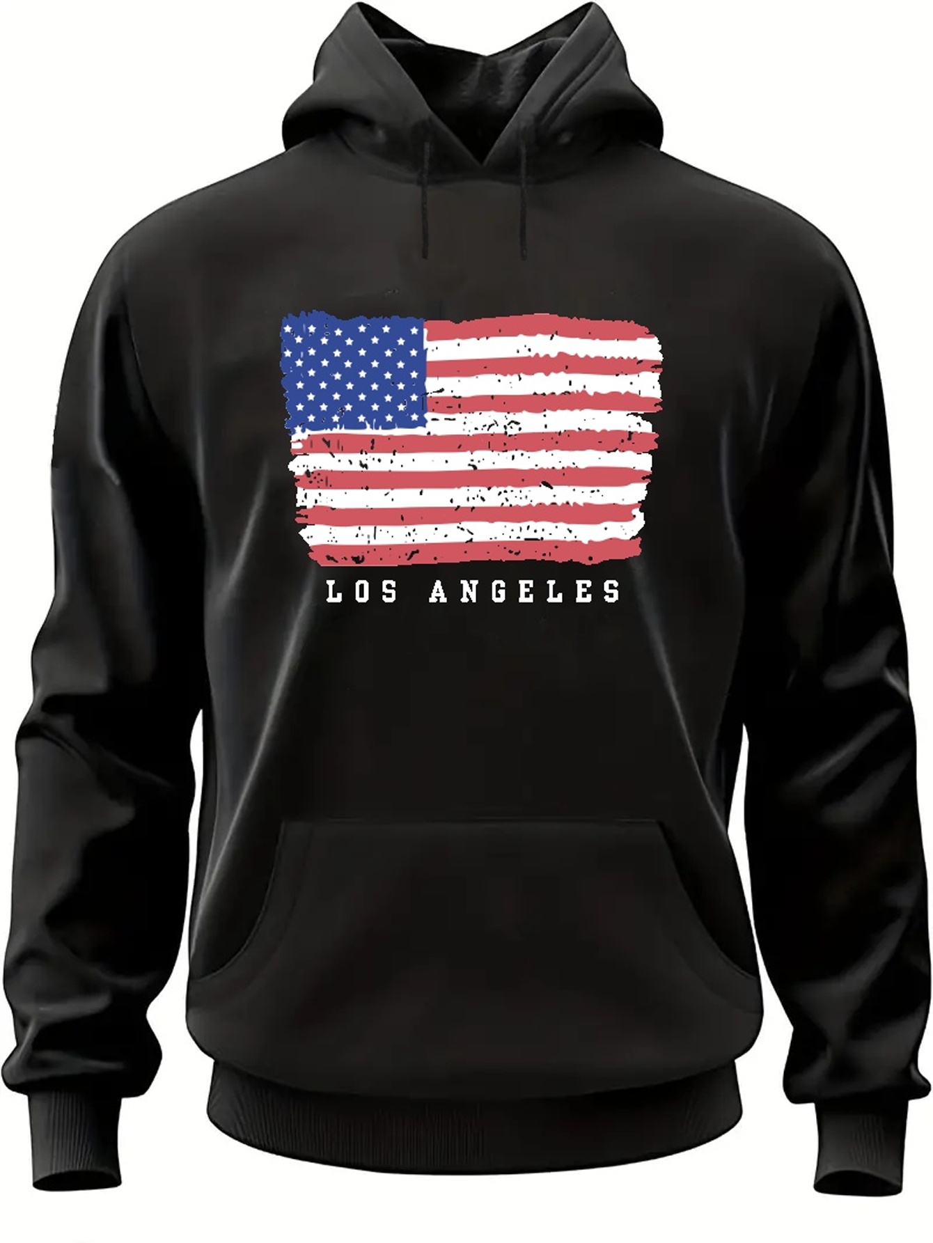 Usa Bandera Americana Sudadera Deportiva Casual De Manga - Temu