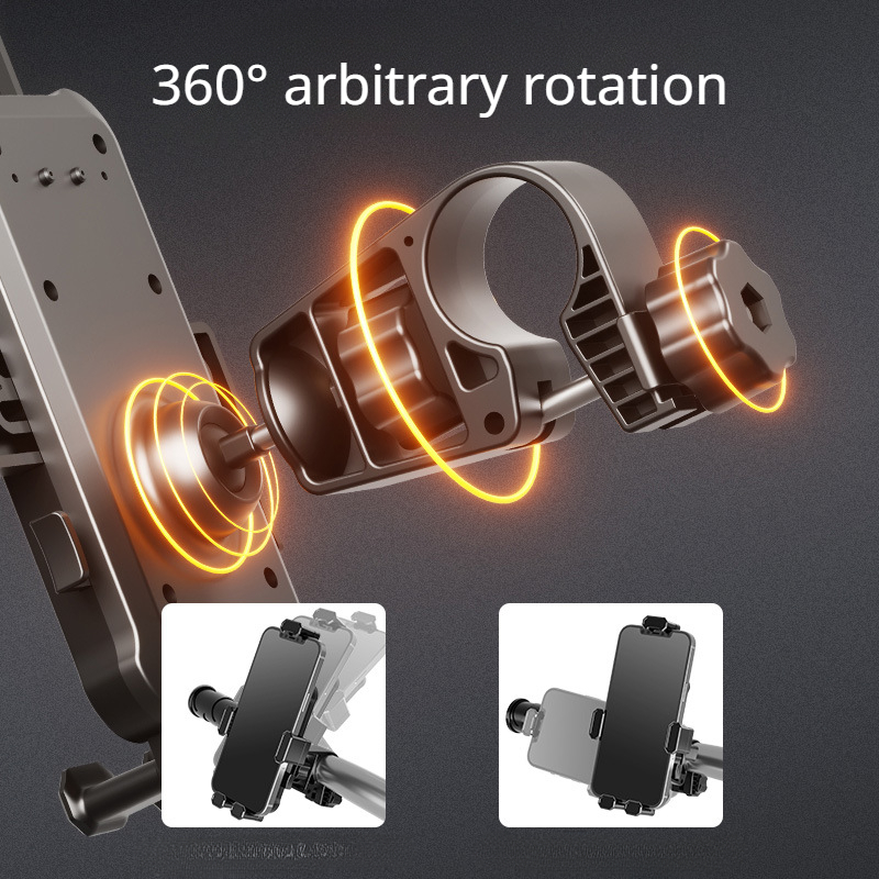 1 Soporte Teléfono Móvil Bicicleta Rotación 360 ​​grados - Temu Chile