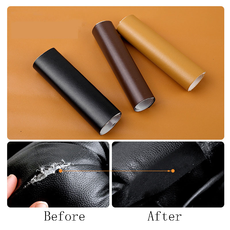 Self Adhesive Leather Fabric Patch For Sofa Car Stickers Leather