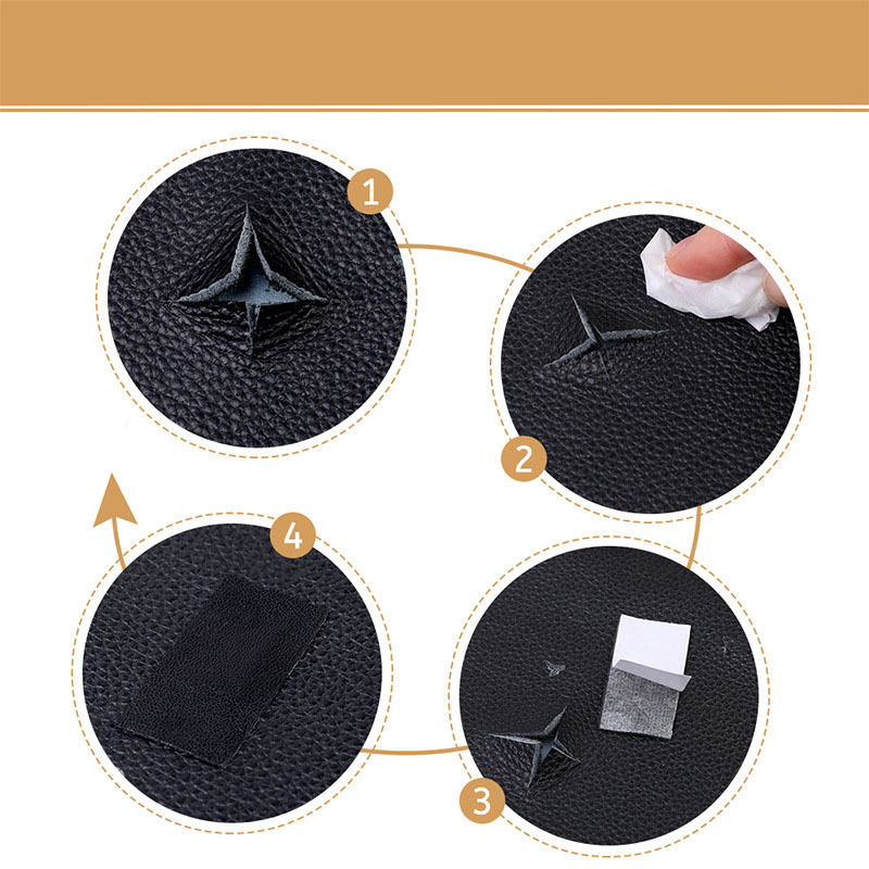 100x137CM Self Adhesive PU Leather Fabric Patch Car Seat Sofa Repairing  Patches Stick-On Leather PU Fabrics Stickers Patches