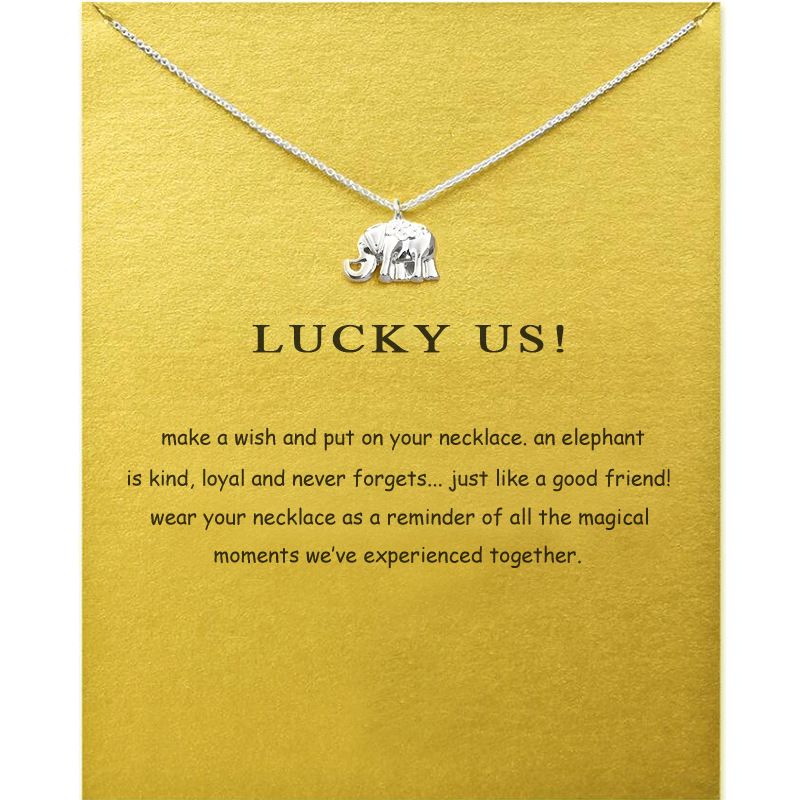 Lucky elephant store necklace