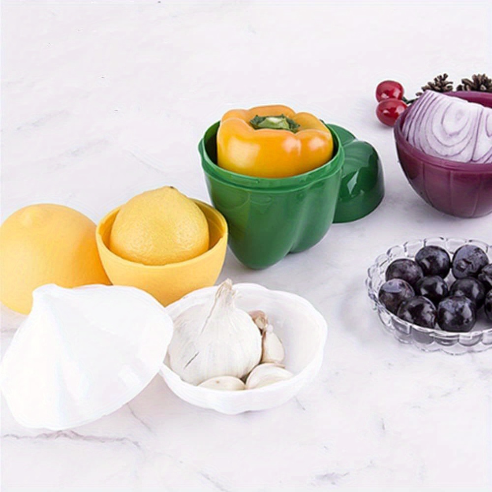 Fruit Vegetable Produce Storage Saver Containers With Lid - Temu