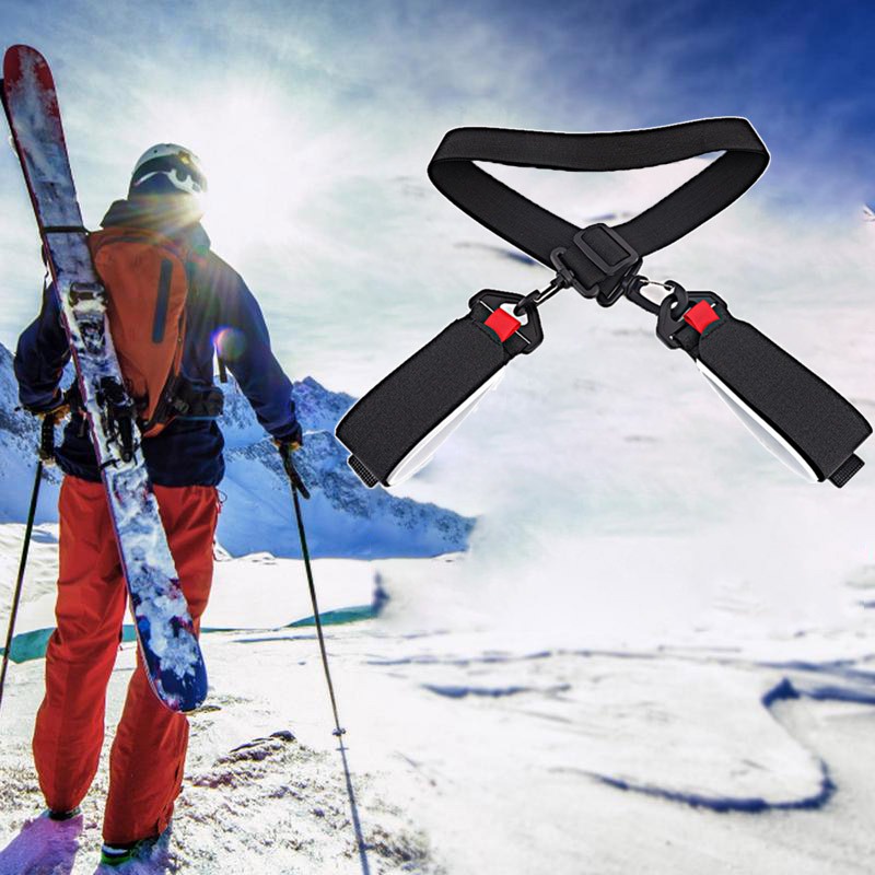 Sangle Baton de Ski, Bandoulière de Ski Réglable Rembourrées Sangle  Transport Ski et Porte-Bâtons Ski Accessoires de Ski pour Adultes  Adolescents Ski Snowboard Activités de Plein Air en Hiver : :  Sports