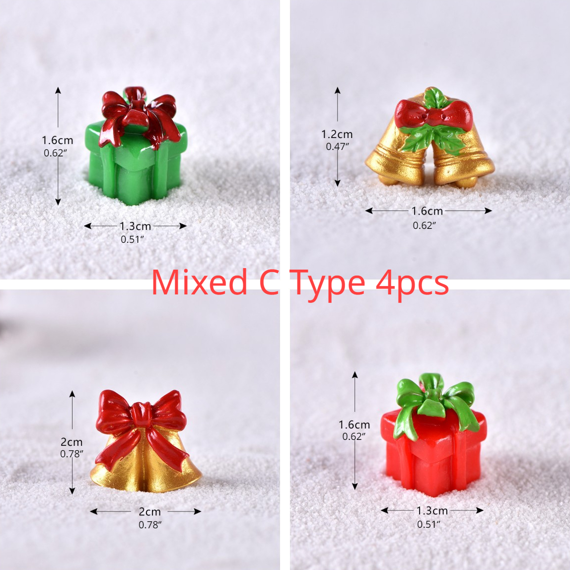 Miniature Ornaments Vivid Adorable Xmas Miniature Desktop