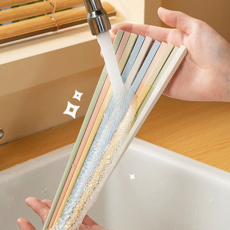 5 Pairs Colorful Chopsticks High Temp Resistance Tableware In/Outdoor