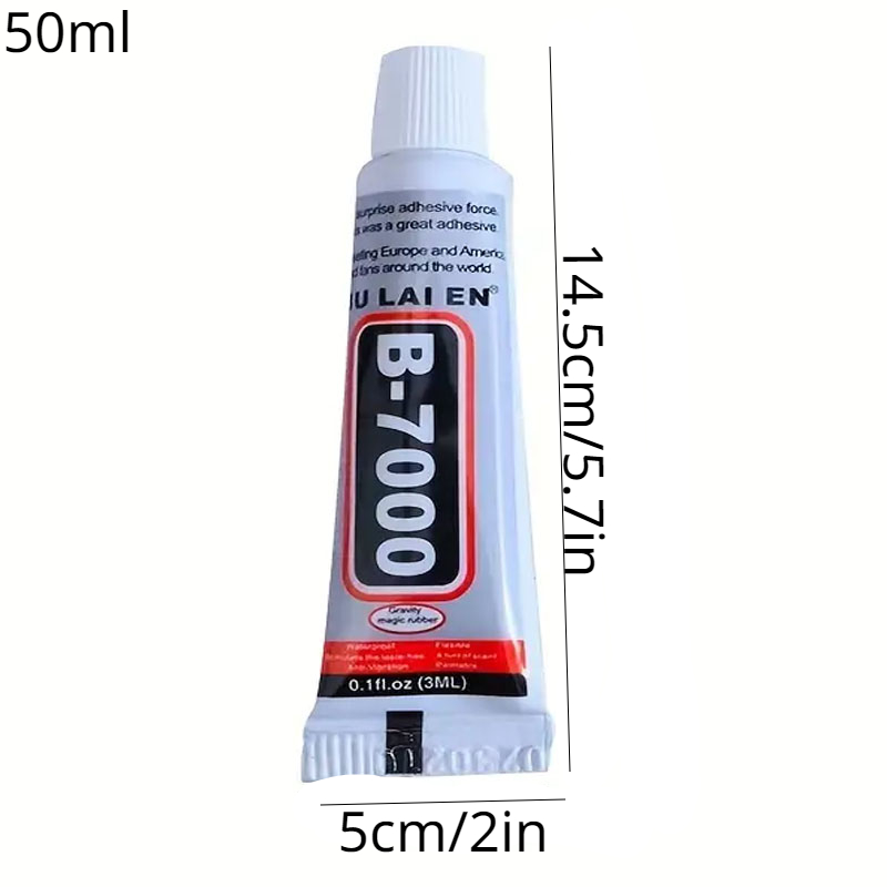 2Pcs B7000 Multi-purpose Glue Semi-fluid Strong Adhesive Waterproof  Universal Glue DIY Jewelry Crafts For Metal Halloween, Thanksgiving,  Christmas Gif