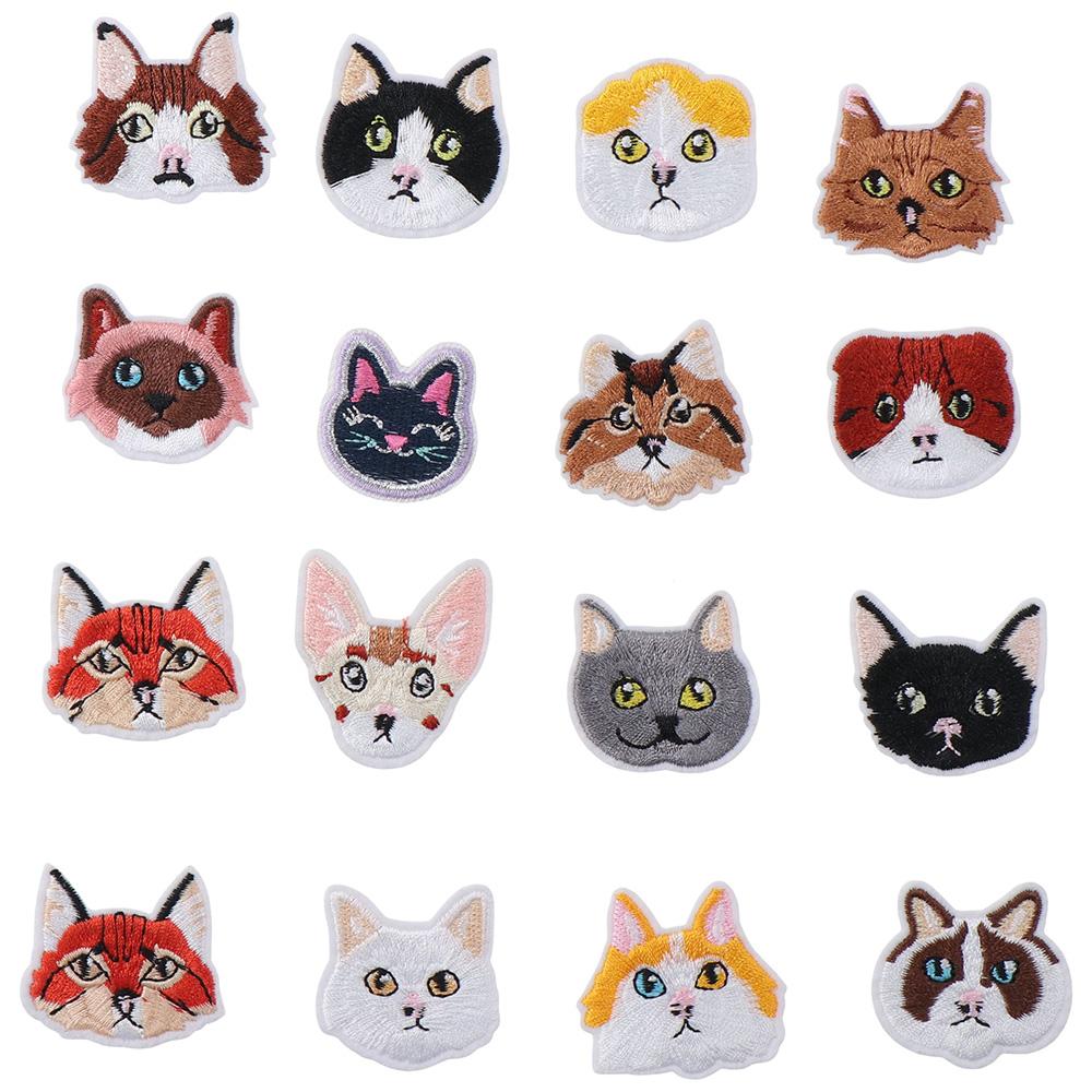  7Pcs Kids Cute Cartoon Kitty Iron On Patches for Clothing Sew  On/Iron On Applique Embroidered Patches for T-Shirt, Jackets, Jeans,  Vests,Hats, Backpacks : Arts, Crafts & Sewing