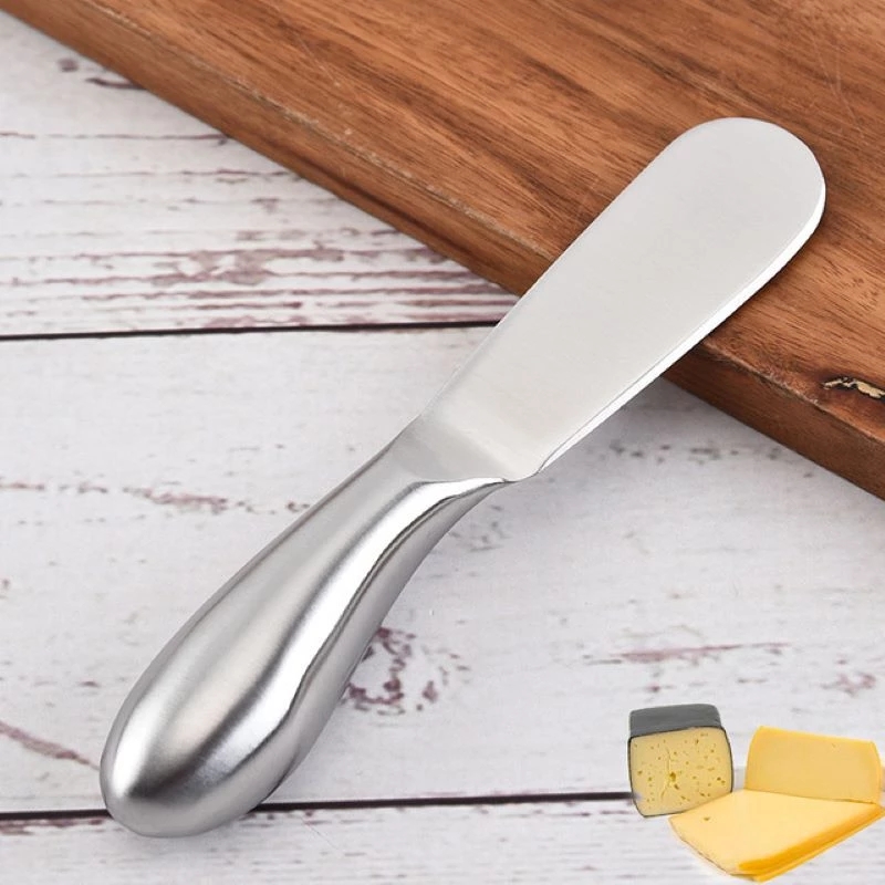  COKUMA Cuchillo de queso, cuchillo de tomate de 5 pulgadas,  cortador de queso de acero inoxidable para queso suave y duro, hoja  dentada, mango ergonómico de ABS, perfecto para cortar, rebanar