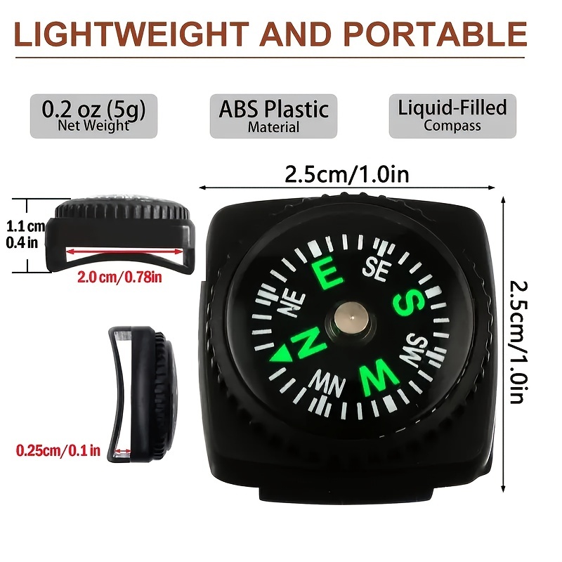 Small compass for hot sale watch band