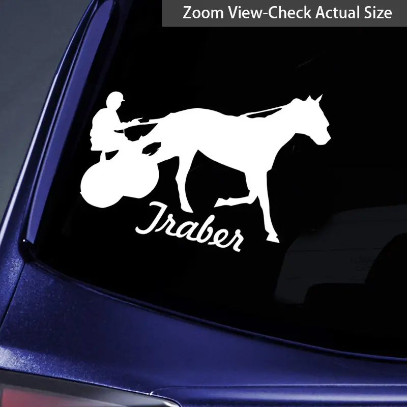 Aufkleber Traber Pferd Trotter Horse Car Sticker For Laptop - Temu