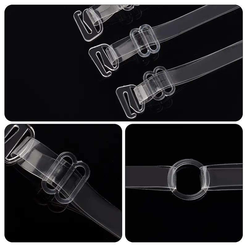 Clear Elastic Strap With Buckles Transparent Elastic Band - Temu