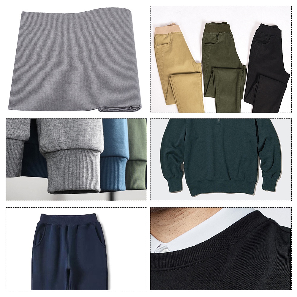 85% Cotton 15% Elastic Fiber Ribbing Fabric For Cuffs - Temu