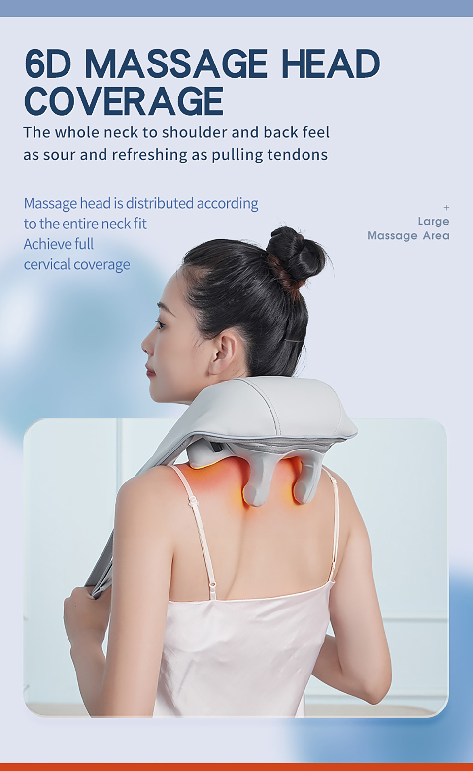 1pc Multifunctional Neck And Shoulder Massager, USB Rechargeable Electric  Shoulder And Neck Massage Shawl