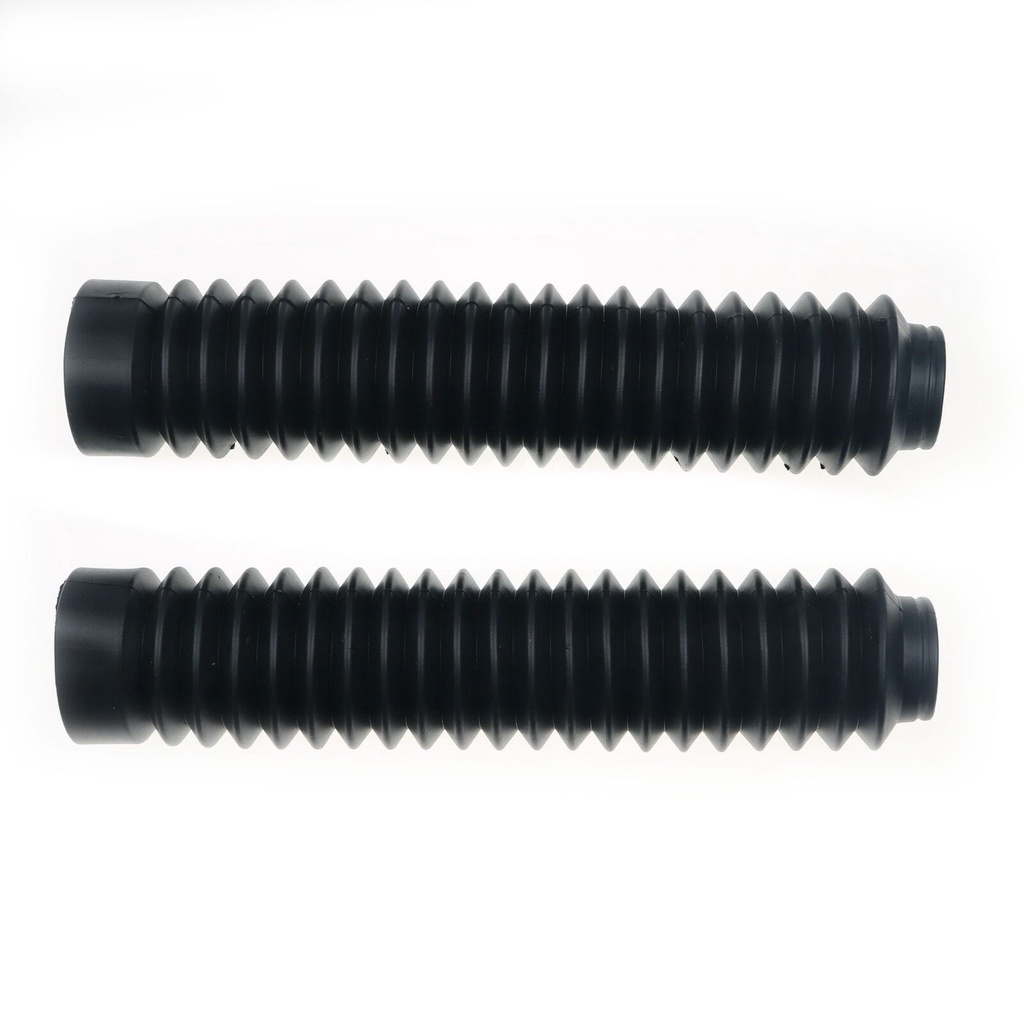 thumbnail image 2 of Motorcycle Fork Rubber Boots Dust Covers - 30mm Front Shock Dust Jackets For Honda, Kawasaki, Suzuki, Yamaha Dirt Bikes (Black, 1 Pair) 2 of 6