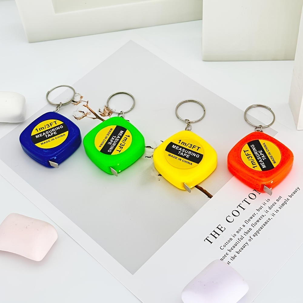 Keychain Tape Measure Small Metric And Inches Measuring - Temu