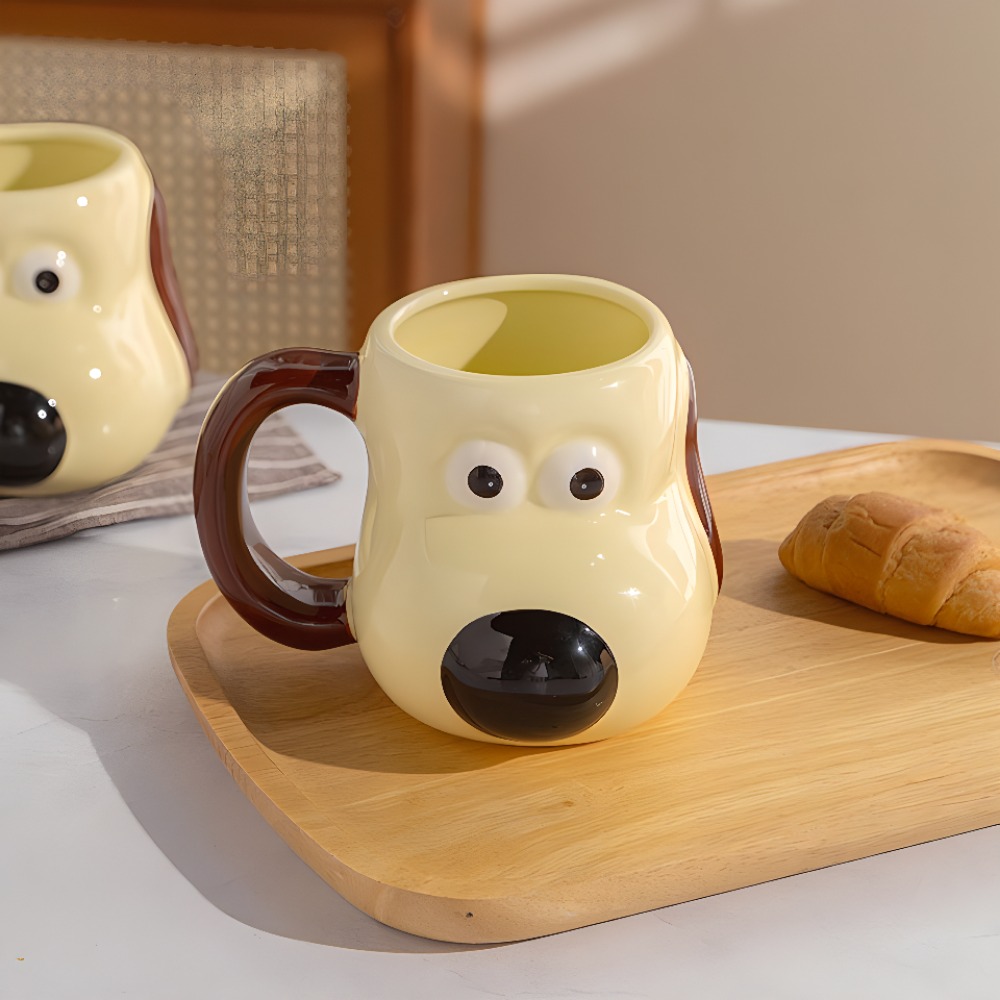 Cartoon Dog Mug - Ceramic - Large Capacity - ApolloBox