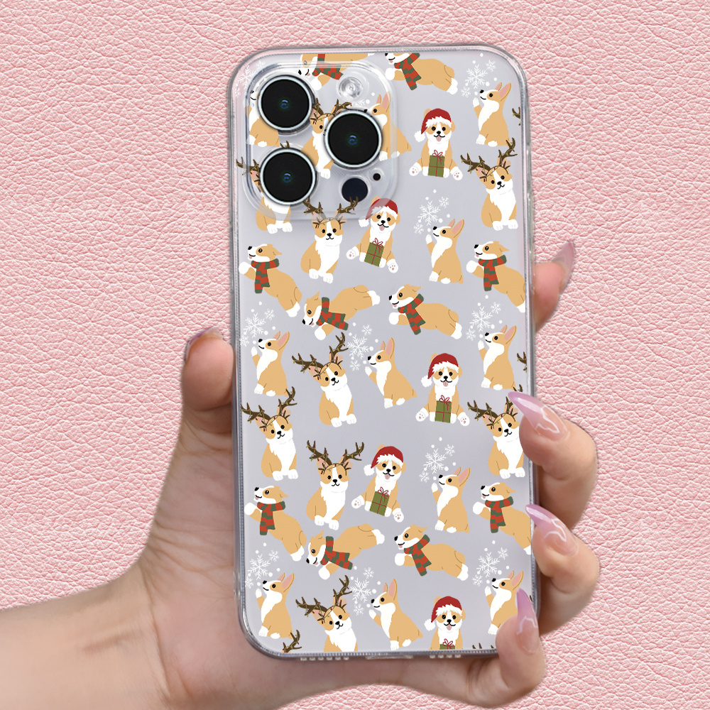 

Cute Puppy Printed Phone Case For Iphone 15/14/13/12/ 11/xs/ Xr/x/7/8 Plus