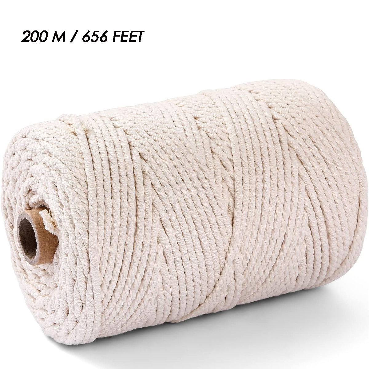 Jute Twine for Crafts, Christmas Gift Wrapping and Gardening, 328 Feet 3mm  Thick