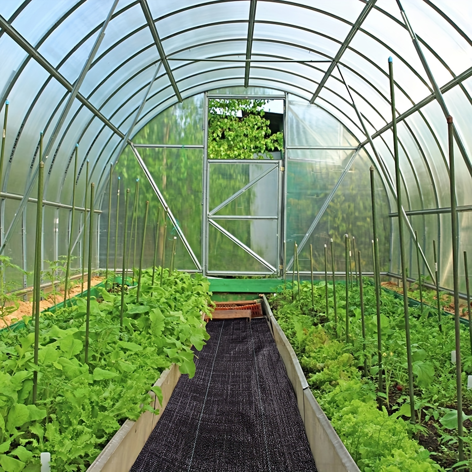 1 Pièce, Tissu De Barrière Contre Les Mauvaises Herbes En Tissu