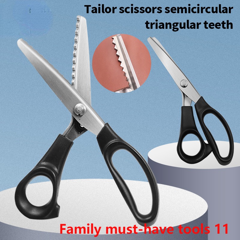 

1 Handmade Cloth Pattern Lace Scissors Arc Wave Scissors Triangle Scissors Dog Tooth Sawtooth Scissors Stainless Steel Tailor Scissors