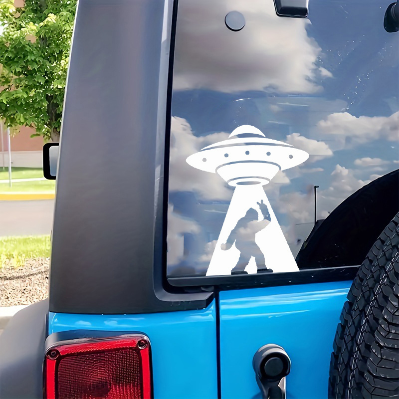 2x Auto Aufkleber Alien Peace Autospiegel Fun Sticker online kaufen