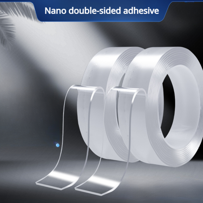 1pc Transparent 3m Long No Trace Nano Tape Acrylic Double Sided Adhesive  Washable Repeat Magic Multipurpose Strong Tape for Installation and  Removable Wall Tape