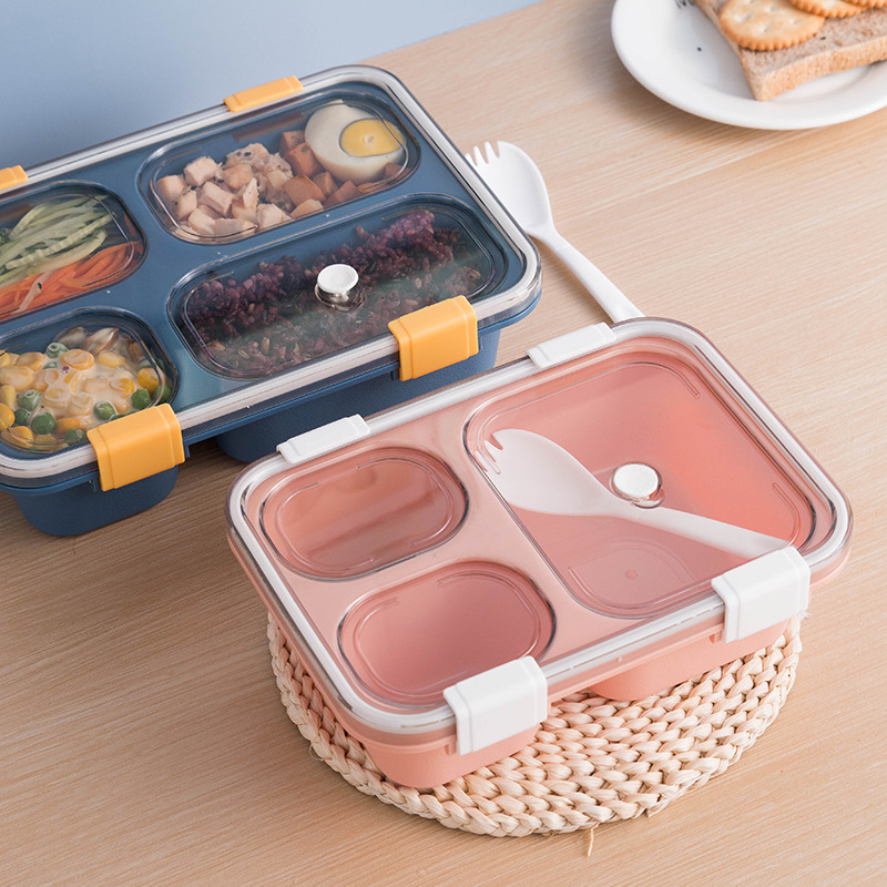 1pc Multi-functional Lunch Box Student Thermal Insulated Bento Box,  Suitable For Students, Office Workers, And Outdoor Activities, Portable