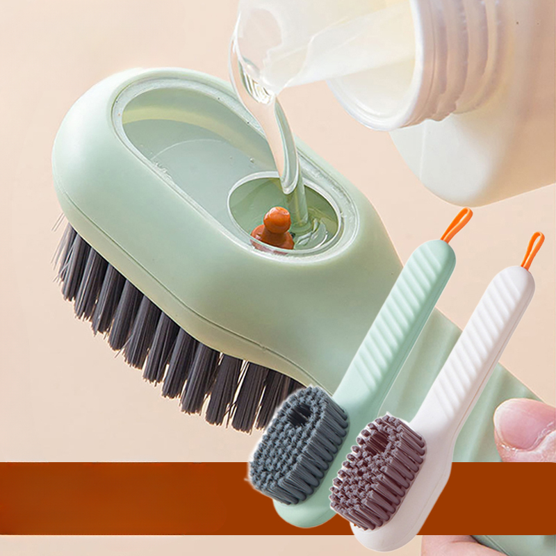 Multifunctional Cleaning Brush Portable Plastic Clothes Shoes Hydraulic  Laundry Brush Washing Soft Brushes Cleaning Tools