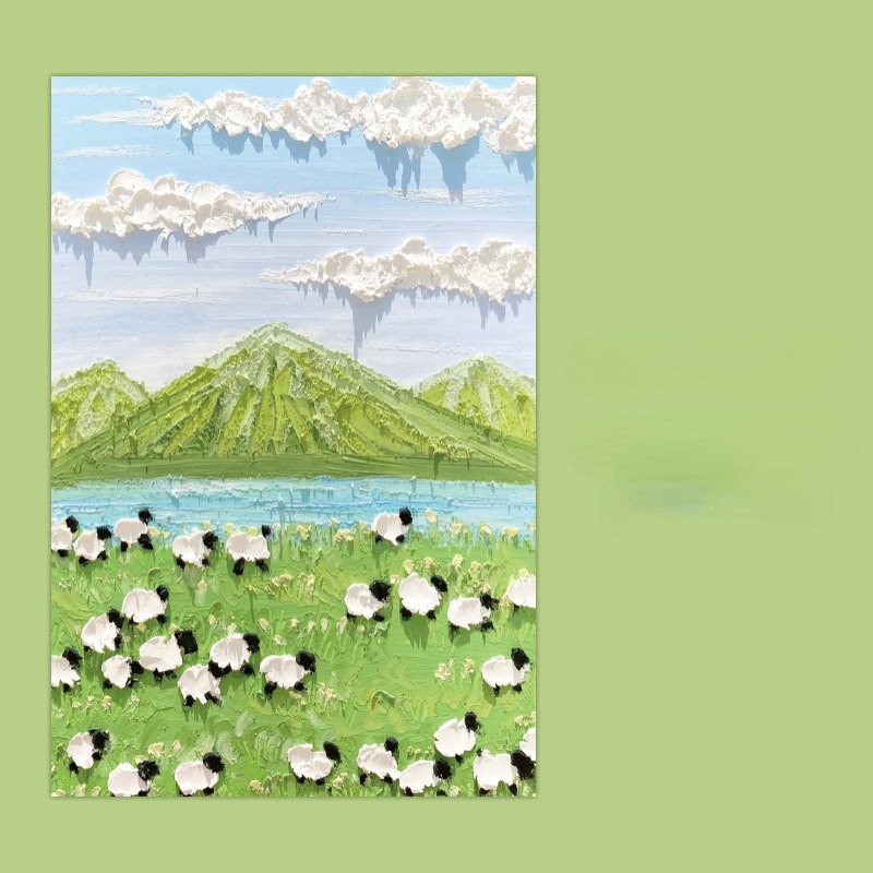 A5 Coil Book Creative Landscape Oil Painting Art Notebook - Temu