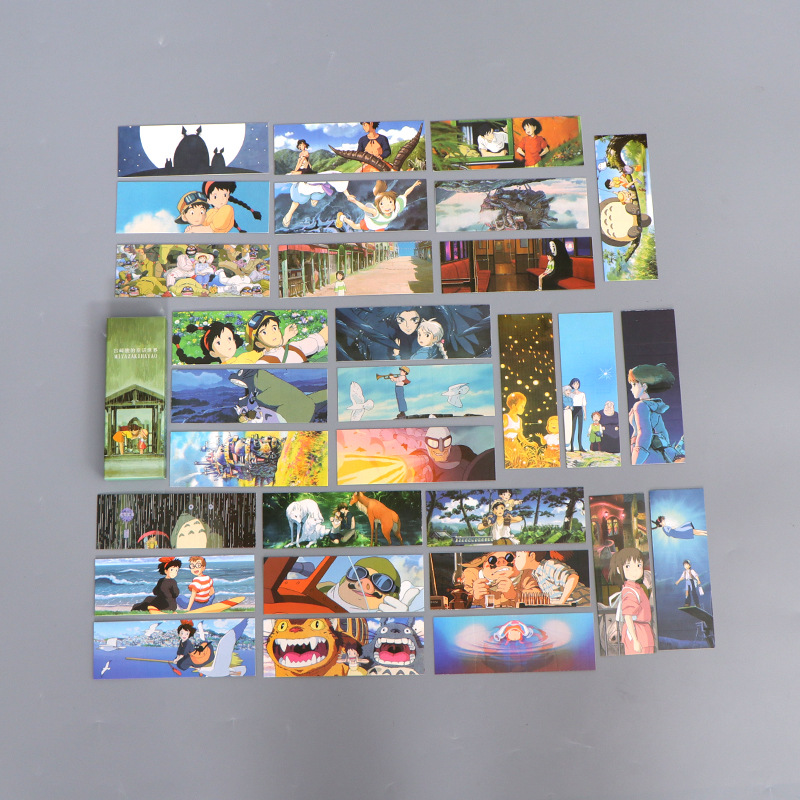 Studio Ghibli Oil Painting Postcard 30pcs/lot - Ghibli Store