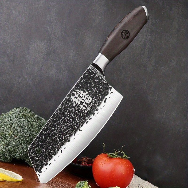 Longquan Forged Kitchen Knife Handmade Cutting Tool Kitchen - Temu