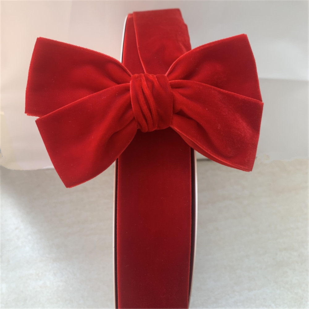 Velvet Ribbon For Gift Wrapping Christmas Tree Diy - Temu