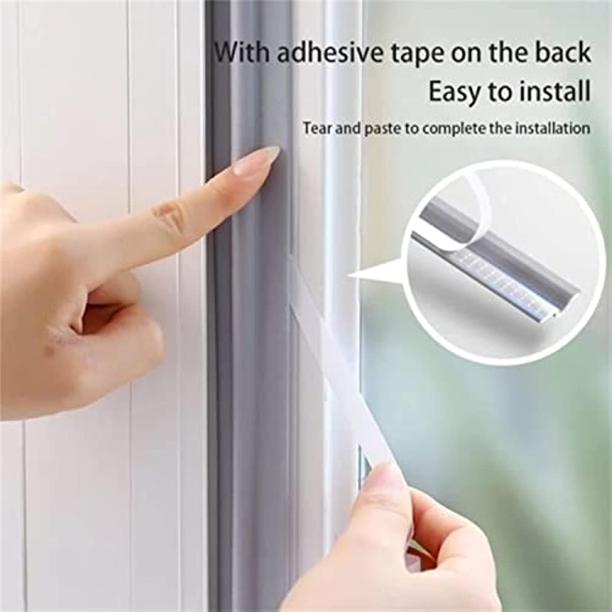 Install Foam Tape Weatherstripping Windows & Doors
