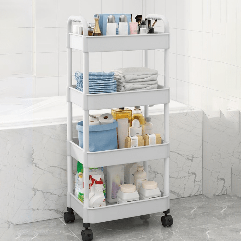 Multi layer Storage Rack Cart Movable Small Cart Shower - Temu