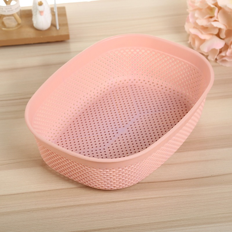 Plastic baskets store for kitchen