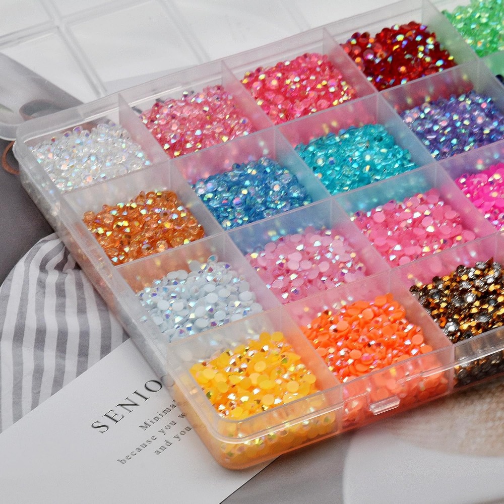 Rainbow Rhinestones Set crystal Colorful Gemstones For - Temu