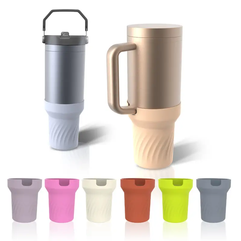Non-slip Silicone Cup Boot, Reusable Cup Bottom Protector Sleeve, Cup  Accessories For Stanley Tumbler - Temu