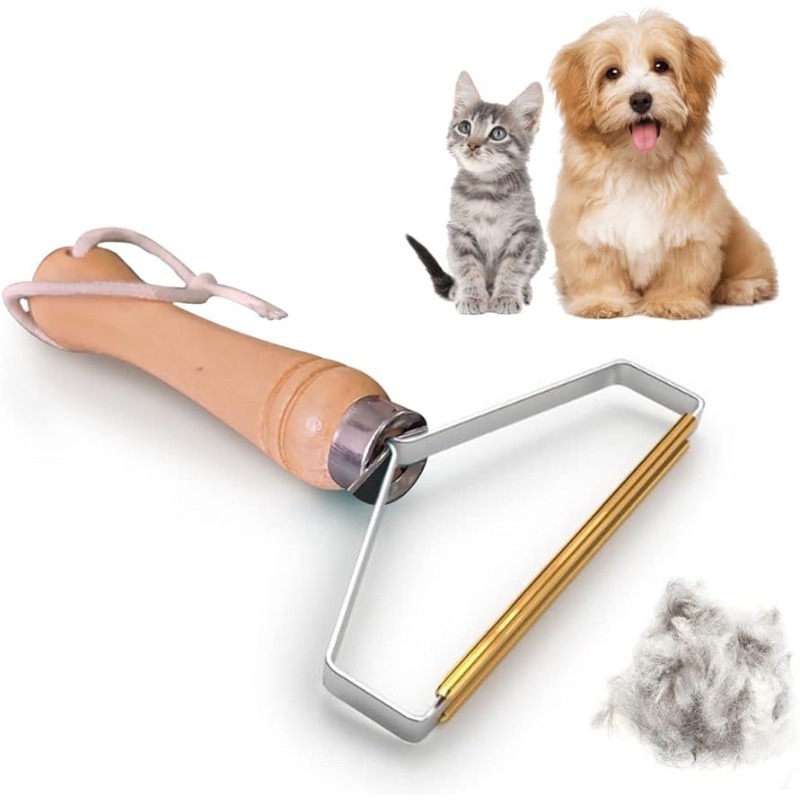 Pack Tierhaarbürste, Mini-Haarentferner für Hund, Katze, Auto