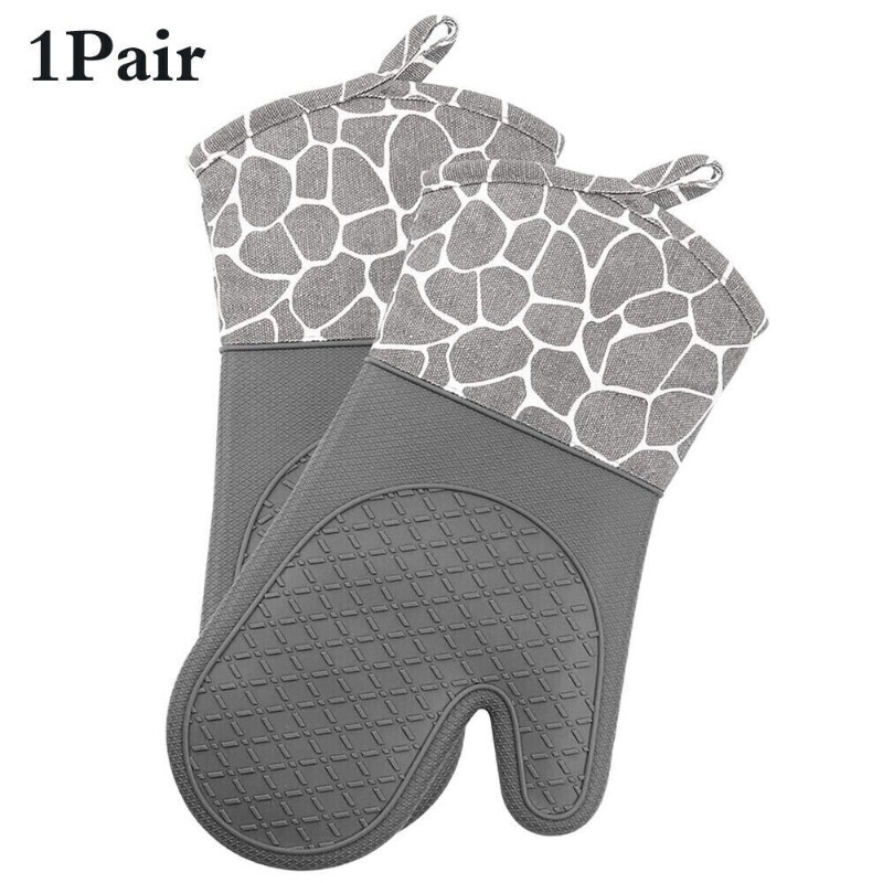 1Pc Oven Mitt Kitchen Accessories Easy To Clean Non-slip Heat