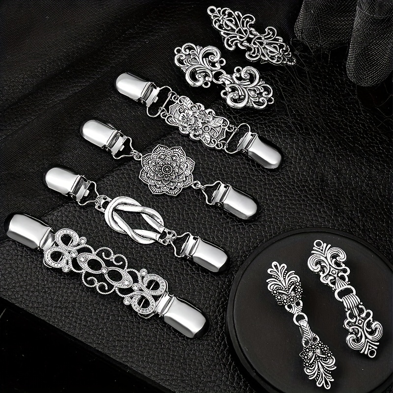 Vintage Style Shawl Clips Dress Shirt Brooch Clips For Women - Temu