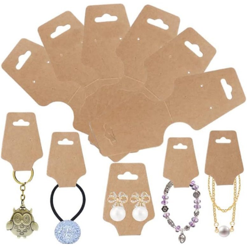 Cards Jewelry Packaging Bracelet Display Card Necklace Clip - Temu