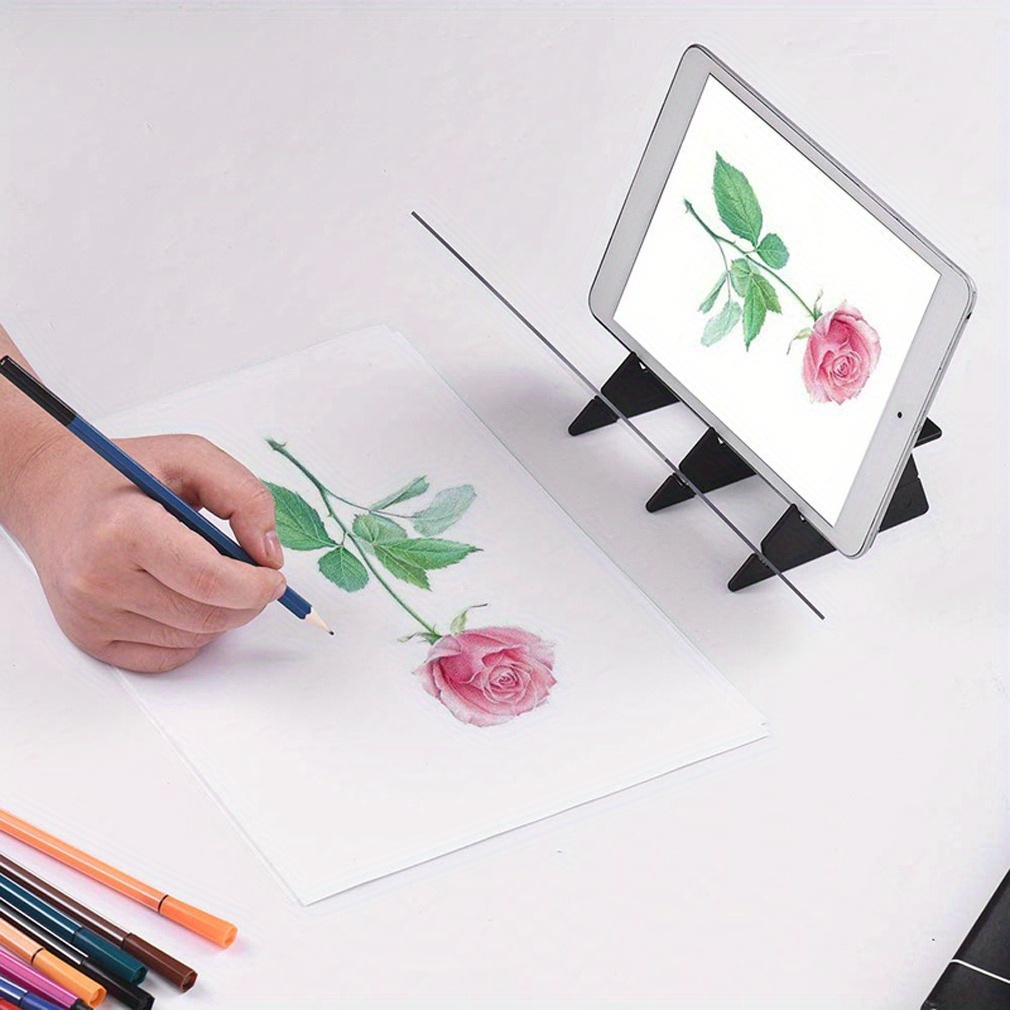 Optical Clear Drawing Board, Portable Optical Tracing Board Image Drawing  Board Tracing Drawing Projector Optical Painting Board Sketching Tool For Ki