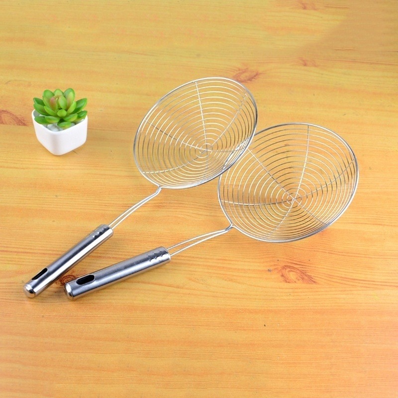 Strainer Ladle Stainless Steel Wire Skimmer Spoon With - Temu