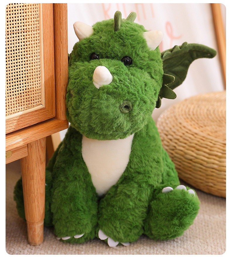 Cute Green Dragon Stuffed Animal