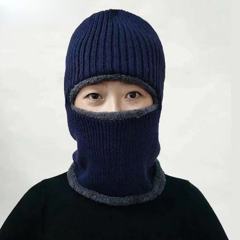 Winter Warm Fleece Ski Mask Thick Windproof Balaclava Hat - Temu