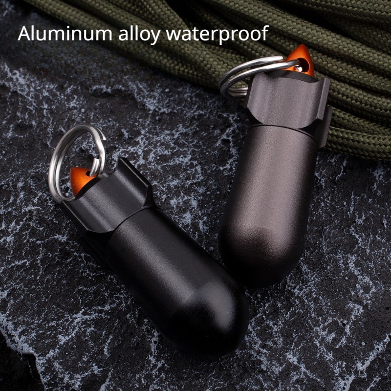 Aluminum Pill Holder/earplug Storage Case Waterproof Outdoor Tin